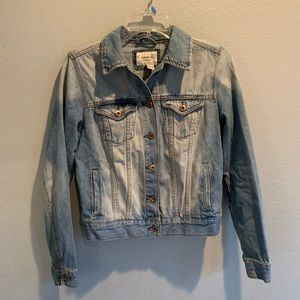 medium wash jean jacket